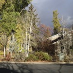 Bend Oregon Home Under Stormy Sky